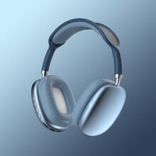 (Blue) Wireless Headphones Bluetooth Noise Cancelling Stereo Earphones Over Ear Headset