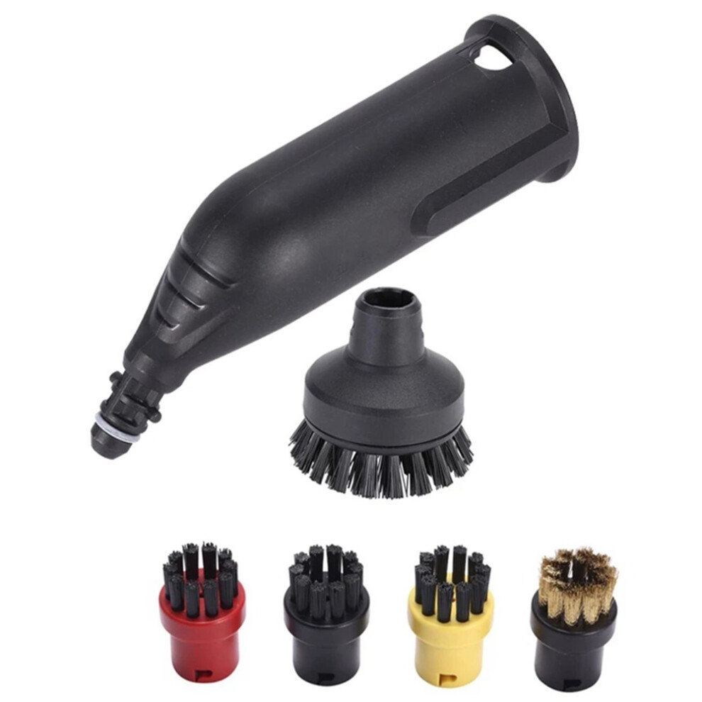Round Brush For Karcher Steam Cleaner Point Jet Nozzle Complete Black SC Series SC1 SC2 SC3 SC4 SC5 Premium Detail Jet Nozzles-image-OPC-PDYCPWY-NEW