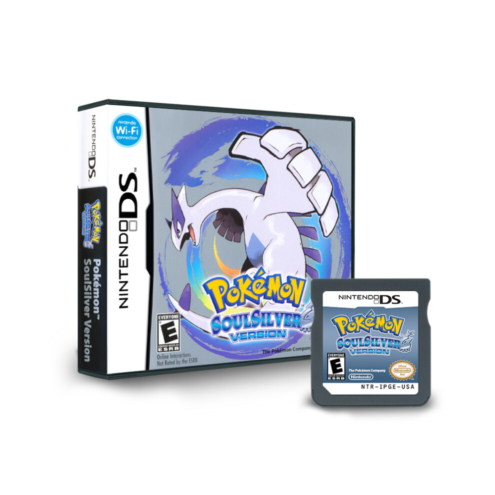 (SoulSilver) Pokemon Game Card English Edition for Nintendo NDS 3DS Card