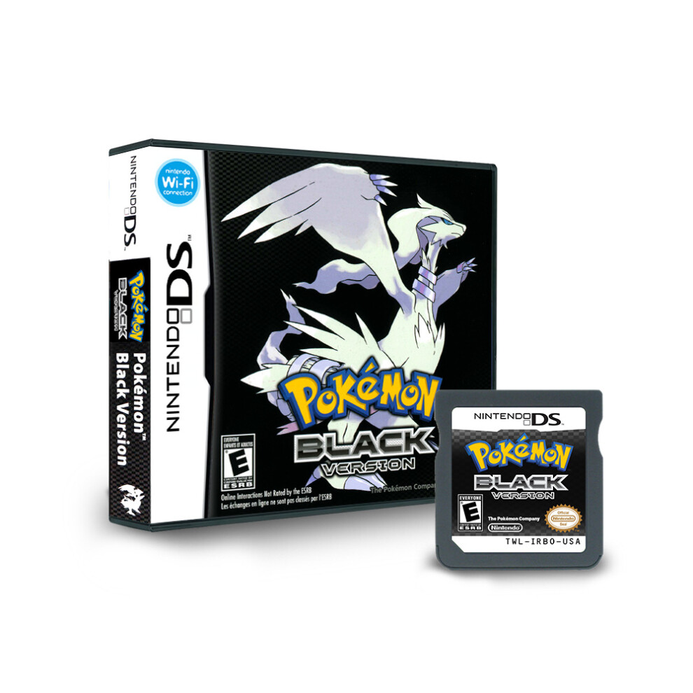 (Black Version) Pokemon Game Card English Edition for Nintendo NDS 3DS Card