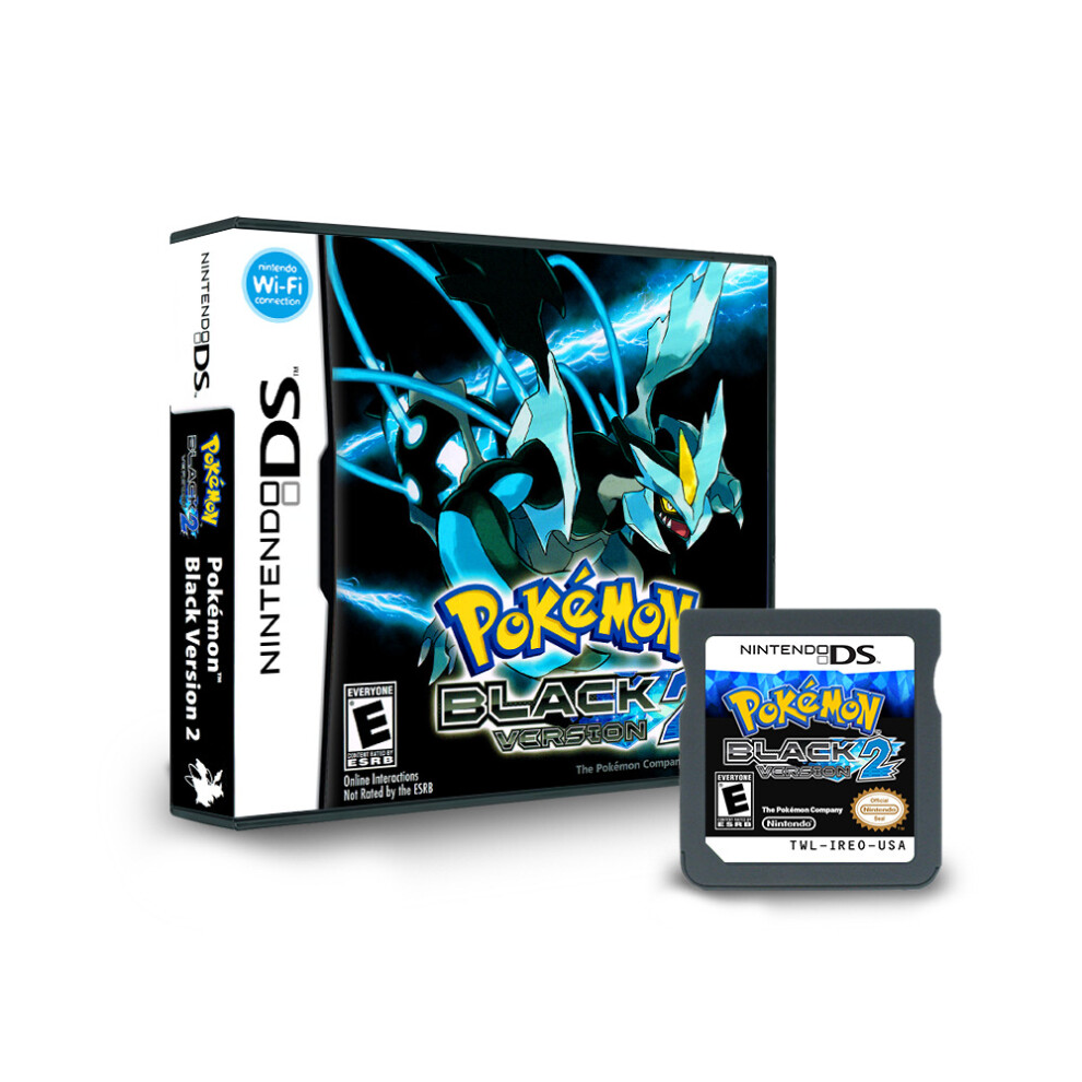 (Black Version 2) Pokemon Game Card English Edition for Nintendo NDS 3DS Card