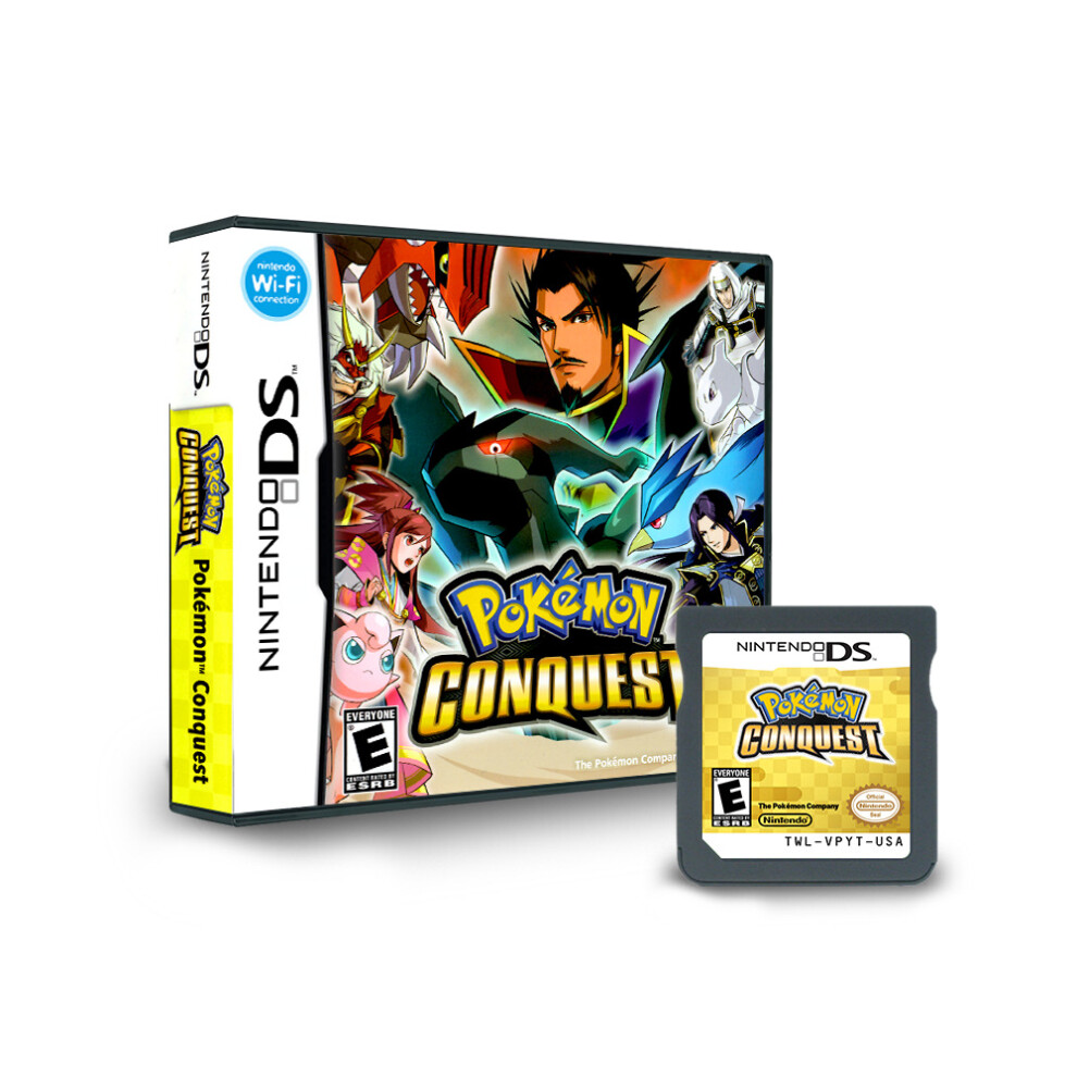 (Conquest) Pokemon Game Card English Edition for Nintendo NDS 3DS Card