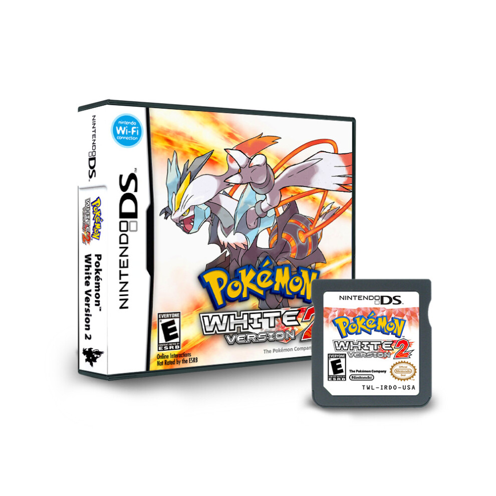 (White Version 2) Pokemon Game Card English Edition for Nintendo NDS 3DS Card