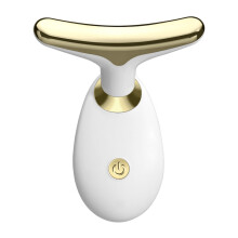 (white) Dolphin Beauty Instrument Home Facial Desalination Neck Line Lightweight Portable Beauty Tool Neck Skin Care Beauty Massager