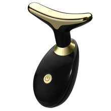 (black) Dolphin Beauty Instrument Home Facial Desalination Neck Line Lightweight Portable Beauty Tool Neck Skin Care Beauty Massager