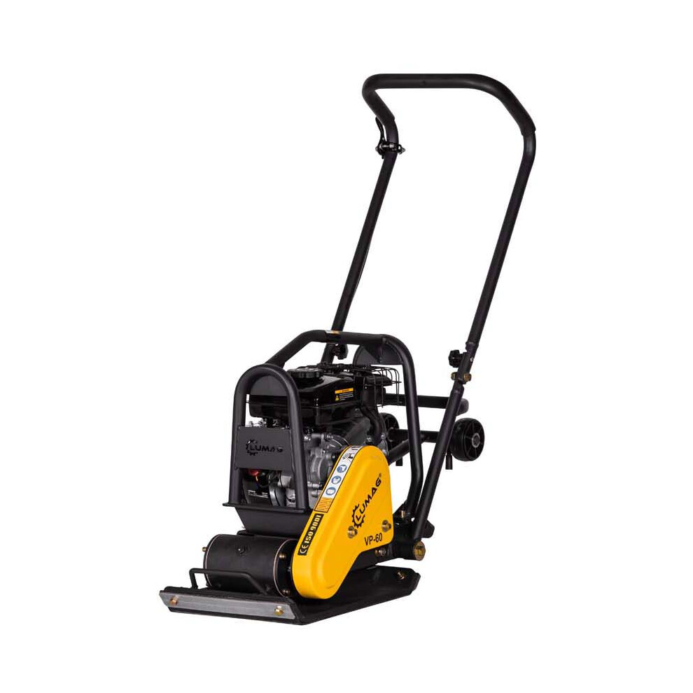 Plate compactor Wacker Plate Lumag German VP60 65KG with mat & wheels