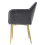 Living And Home Velvet Upholstered Dining Chair 4