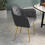 Living And Home Velvet Upholstered Dining Chair 3
