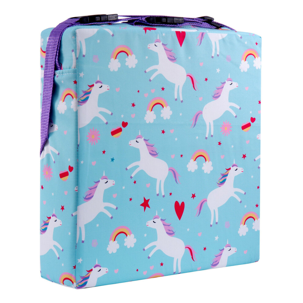 (Unicorn) Children Highchair Pad 8cm Booster Seat Cushion