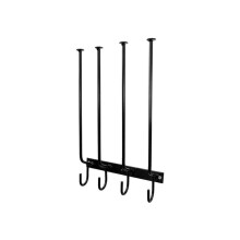 Boot Rack 56 cm Wellington With Four Hooks Holds Two Pairs Steel Garden Pride