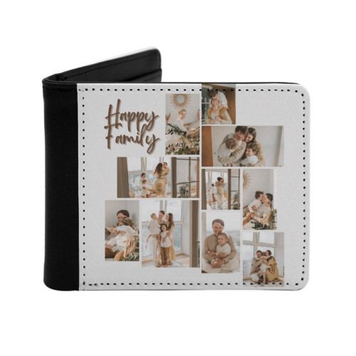 (Photo Template=1) Custom Leather Bifold Wallets Personalized Photo ...