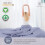 Flax Linen Belva Design Duvet Cover Set Silver (Double ) 2