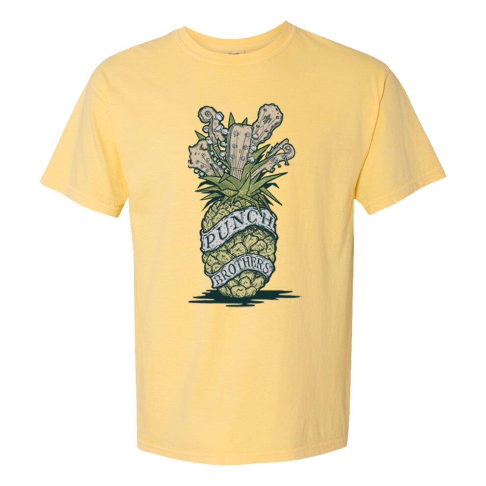 (L) Punch Brothers Pineapple T-shirtï¼whiteï¼ S