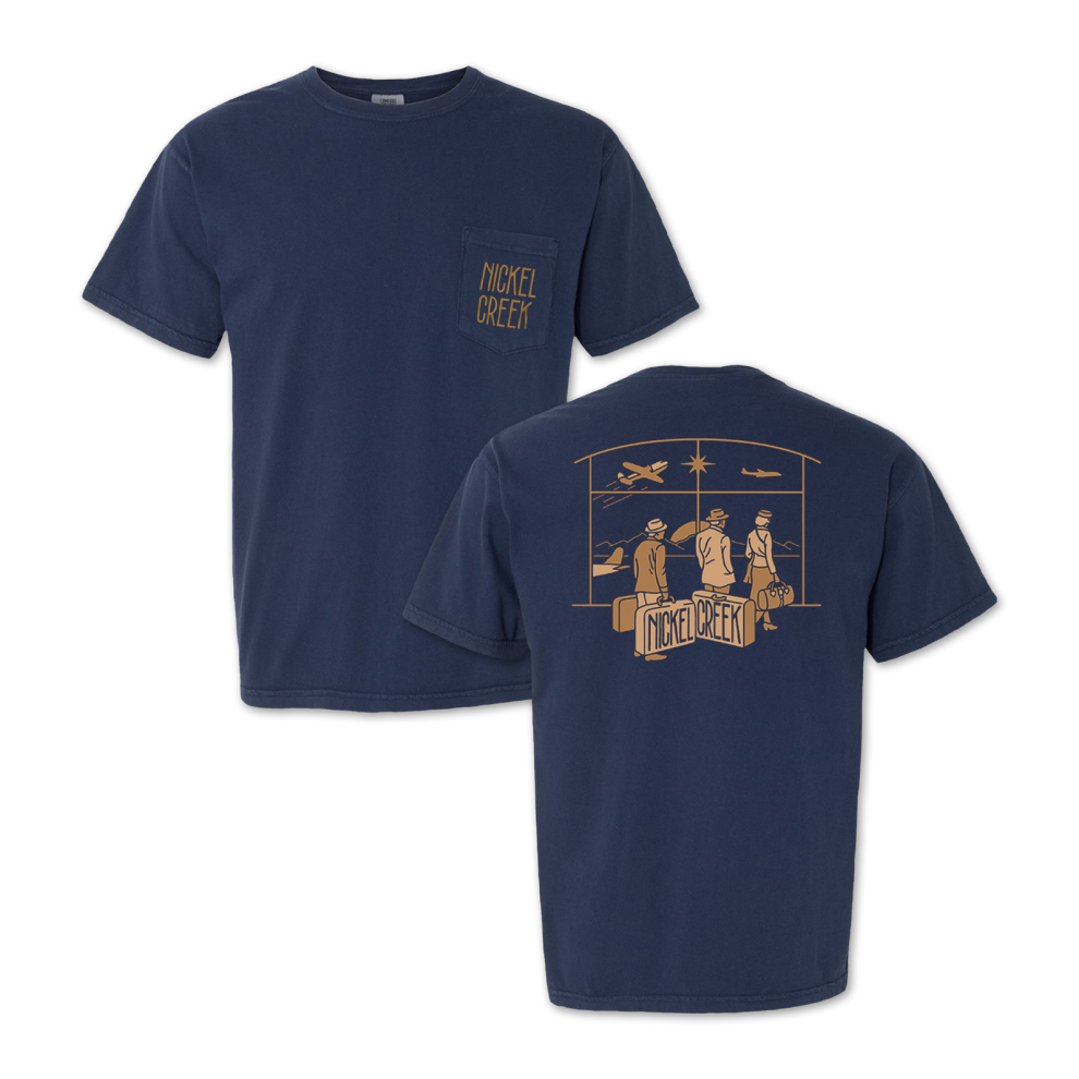 (L) Nickel Creek Airplane Pocket T-shirt S