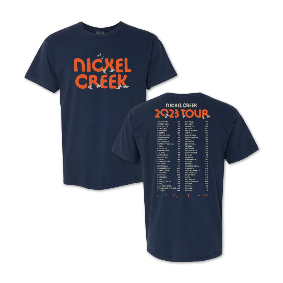 (M) Nickel Creek Dancing Feet Tour T-shirt S