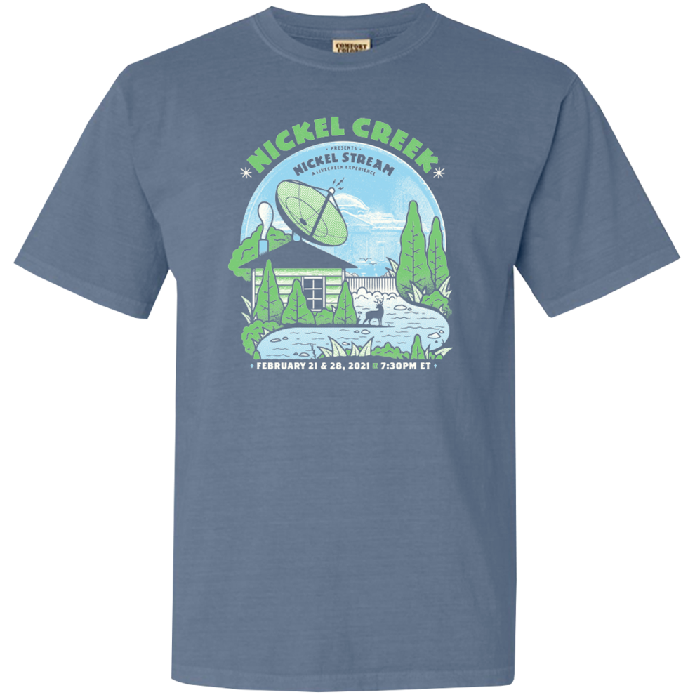 (XL) Nickel Creek Nickel Stream T-shirtï¼whiteï¼ S