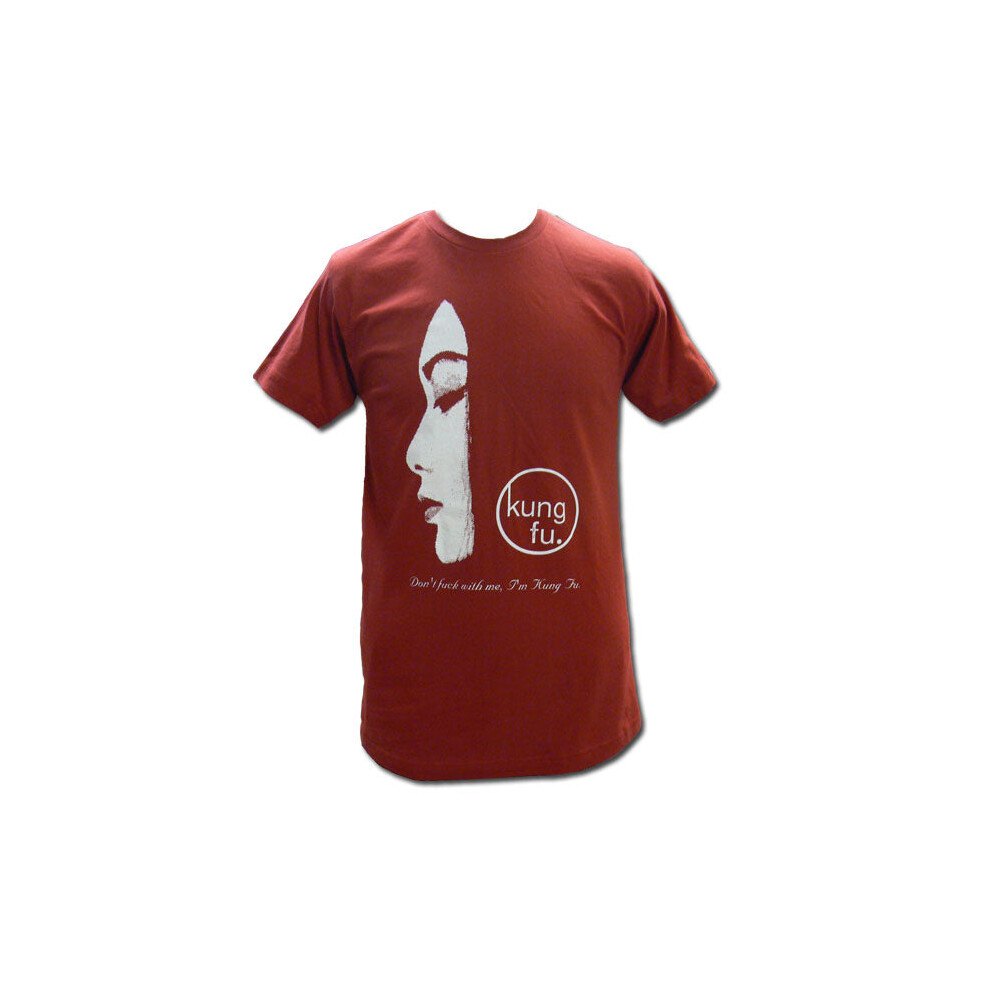 (L) Kung Fu Red Lady Tee S