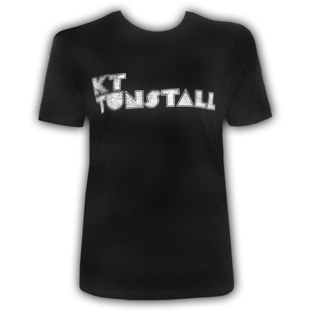 (XL) KT Tunstall Distressed Logo T-shirt S