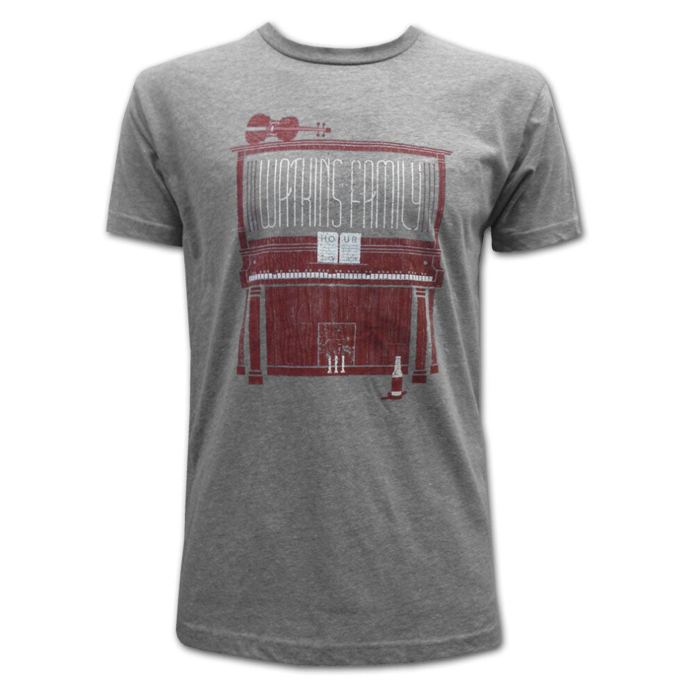 (M) Watkins Family Hour Tour 2015 Heather Grey T-shirt S