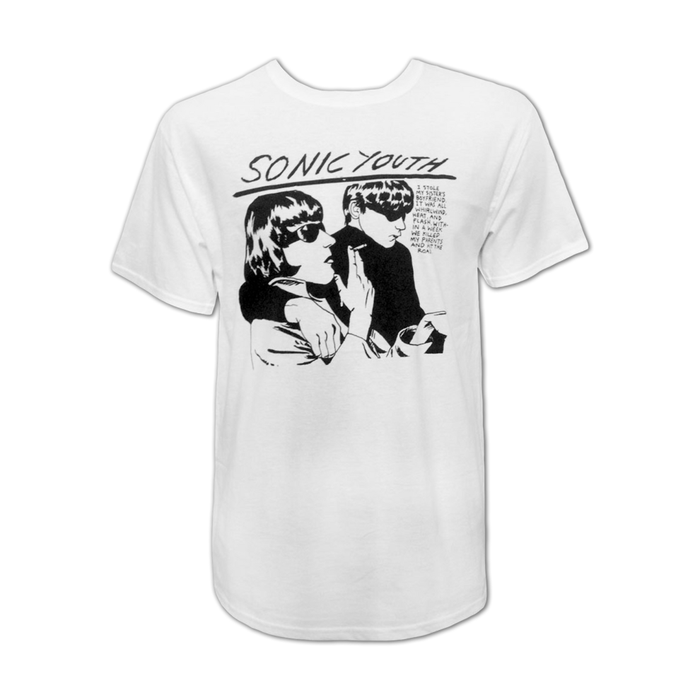 (XL) Sonic Youth Sonic Youth White Goo T-shirt S