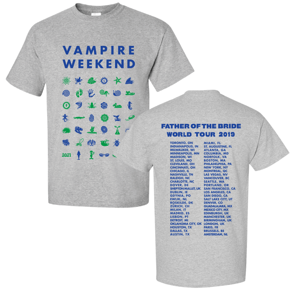 (S) Vampire Weekend S/S Symbol Tour T-shirt S