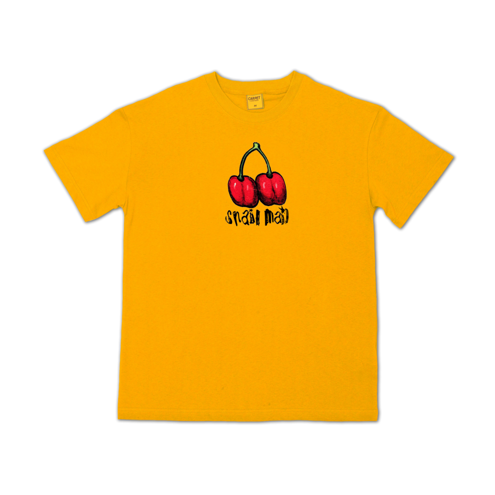 (XXL) Snail Mail Cherry [YELLOW] T-shirt S