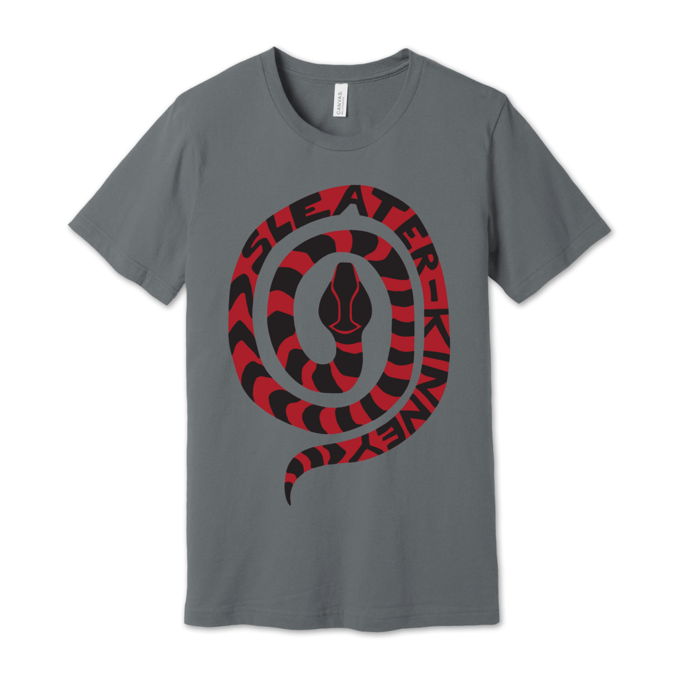 (M) Sleater-Kinney Snake [GREY] T-shirt S