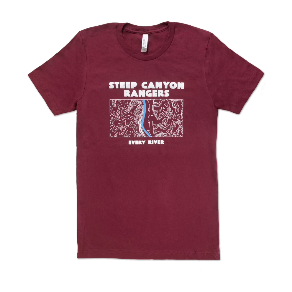 (S) Steep Canyon Rangers Every River [MAROON] T-shirt S