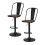 Living And Home 2Pcs Kitchen Adjustable Bar Stools Dining Chairs 3