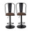 Living And Home 2Pcs Kitchen Adjustable Bar Stools Dining Chairs 1