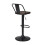 Living And Home 2Pcs Kitchen Adjustable Bar Stools Dining Chairs 5