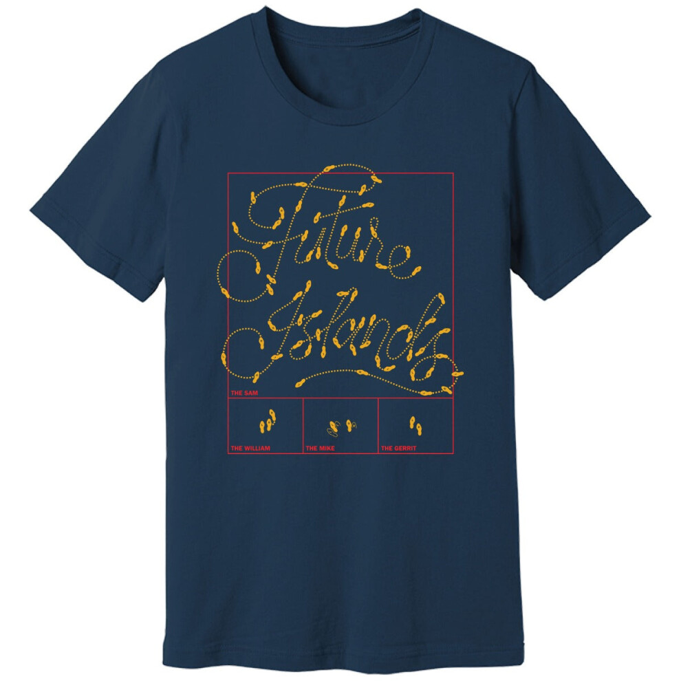 (L) Future Islands Dance Chart T-shirt S