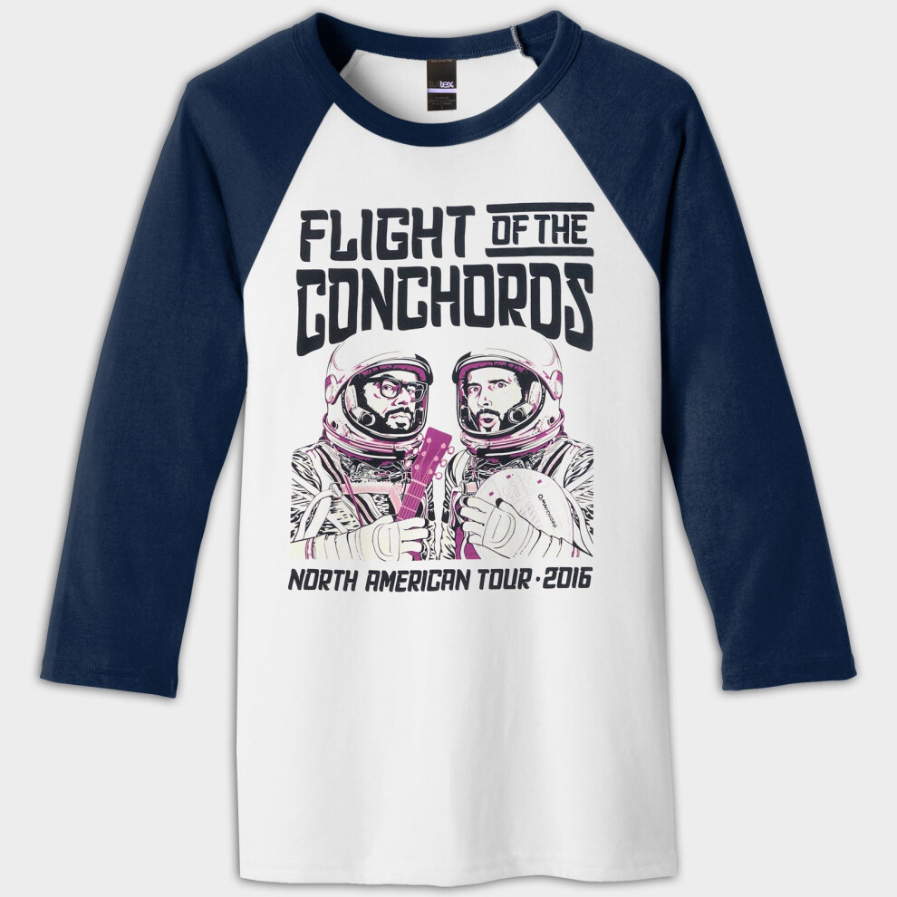 (L) Flight of the Conchords FOTC Astronaut Raglan T-shirt S