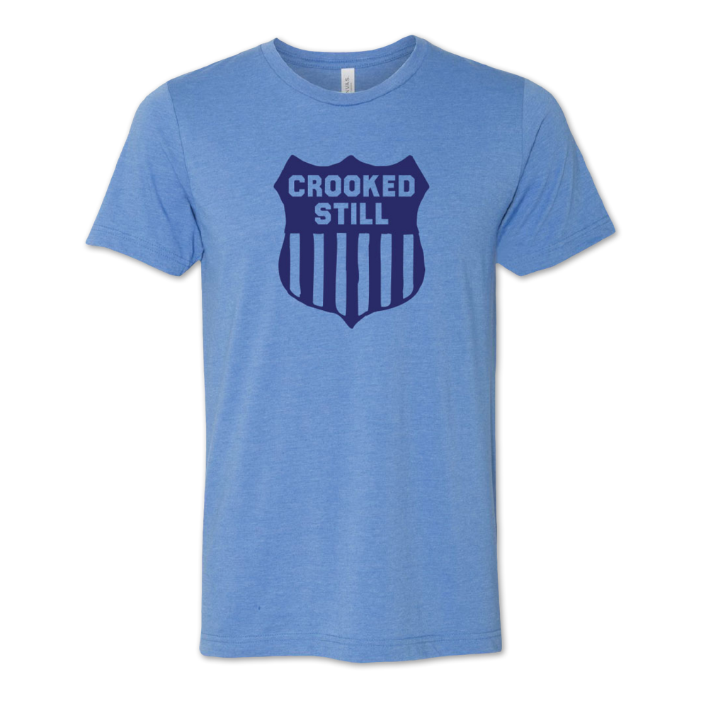 (M) Crooked Still Train Logo T-shirt S