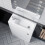 NES Home 500mm White Water Closet with Basin 5