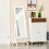 Homcom HOMCOM Freestanding Dressing Mirror 148x47cm Adjustable Angle White Frame Home 4