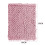 Living And Home Pink Hand-Woven Throw Cozy Chenille Blanket for Couch and Bed 6