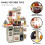 Living And Home Play Kitchen Set With 88PCS Kitchen Accessories 5