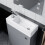 NES Home Milan 500mm x 200mm White Gloss Resin Basin 1