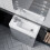 NES Home Milan 500mm x 200mm White Gloss Resin Basin 2