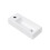 NES Home Milan 500mm x 200mm White Gloss Resin Basin 5