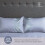 Flax Linen Celia Design Duvet Cover Set Silver ( Double ) 7