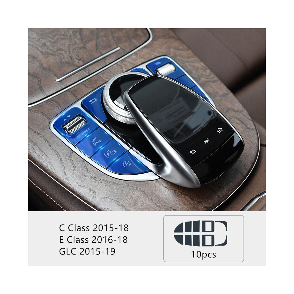 (10 Pcs) Car Interior Decoration Car Center Console Multimedia Mouse Button Protector 8360553035228