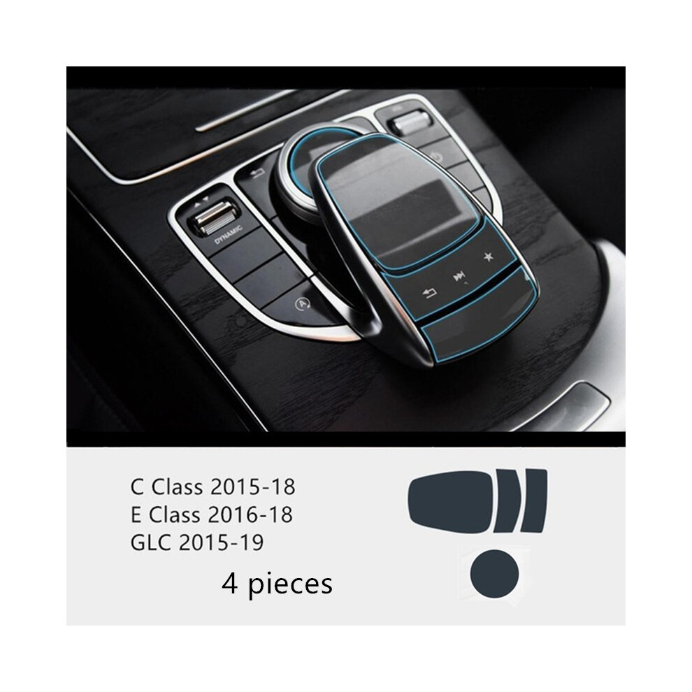 (4 Pcs) Car Interior Decoration Car Center Console Multimedia Mouse Button Protector 8360553035235