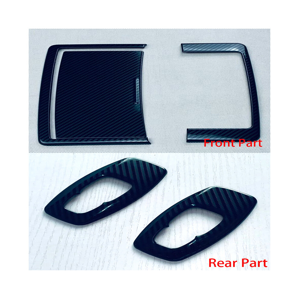 (Carbon Fiber F R) Car Interior Decoration For Mitsubishi Outlander 2022 2023 Stainless Steel 8360553016654