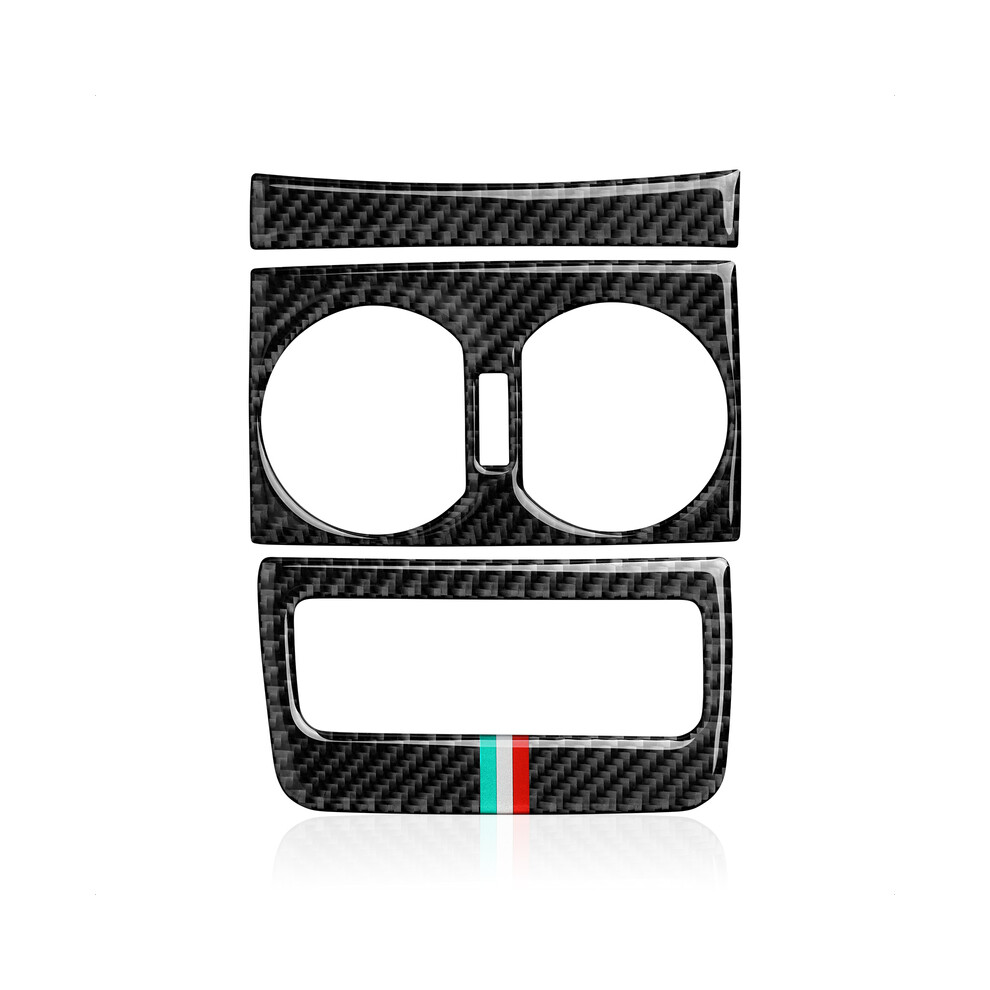 (Lhd) Car Interior Decoration Car Rear Air Outlet Ac Air Vent Trim Carbon Fiber 8360553018634