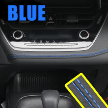 (200CM, BLUE) car interior decoration Car Self-adhesive Decorative Line DIY Flexible