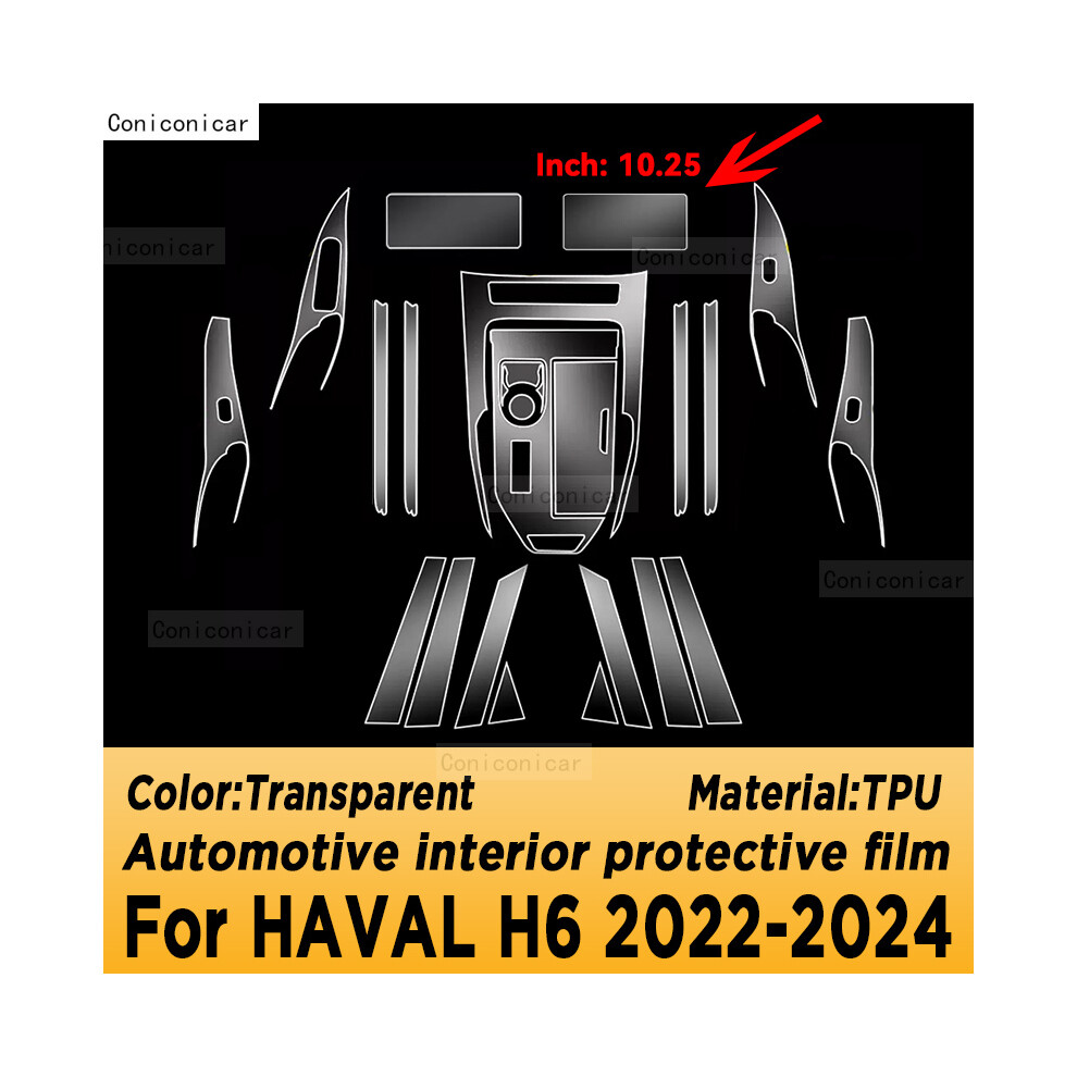 (Rhd, E) Car Interior Decoration For Haval H6 2022-2024 Hybrid Gearbox Panel Navigation 8360553020248