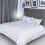 Flax Linen Celia Design Duvet Cover Set  White (Double ) 1