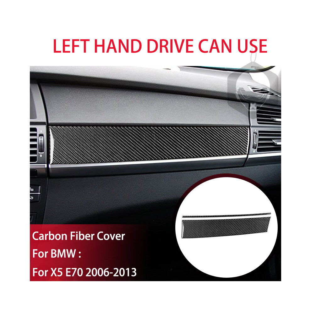 ( Carbon Lhd) Car Interior Decoration For Bmw X5 E70 2006-2013 Carbon Fiber Car Door Black 8360553006570